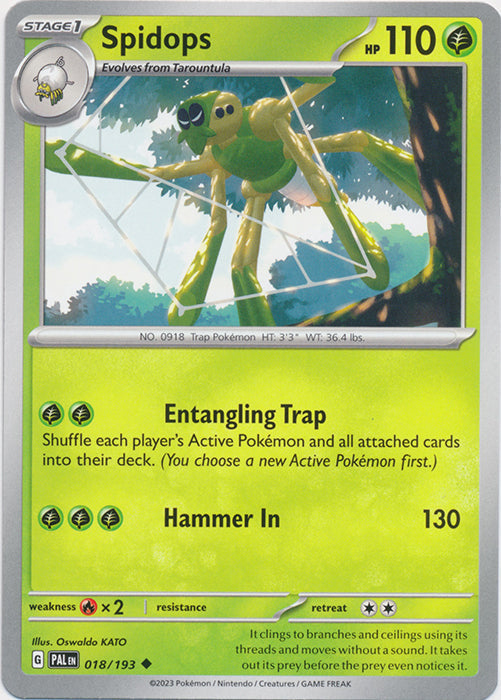 Spidops - 018/193 - Uncommon available at 401 Games Canada