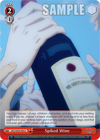 Spiked Wine - AOT/SX04-E064 - Uncommon available at 401 Games Canada