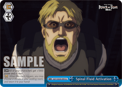 Spinal Fluid Activation - AOT/SX04-E099 - Climax Common available at 401 Games Canada