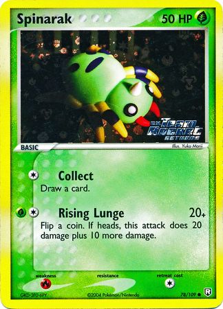 Spinarak - 78/109 - Common - Reverse Holo available at 401 Games Canada