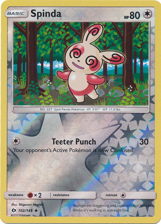 Spinda - 102/149 - Uncommon - Reverse Holo available at 401 Games Canada