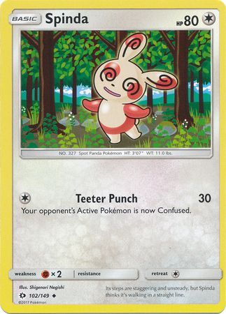 Spinda - 102/149 - Uncommon available at 401 Games Canada