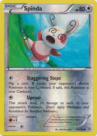 Spinda - 115/160 - Common - Reverse Holo available at 401 Games Canada