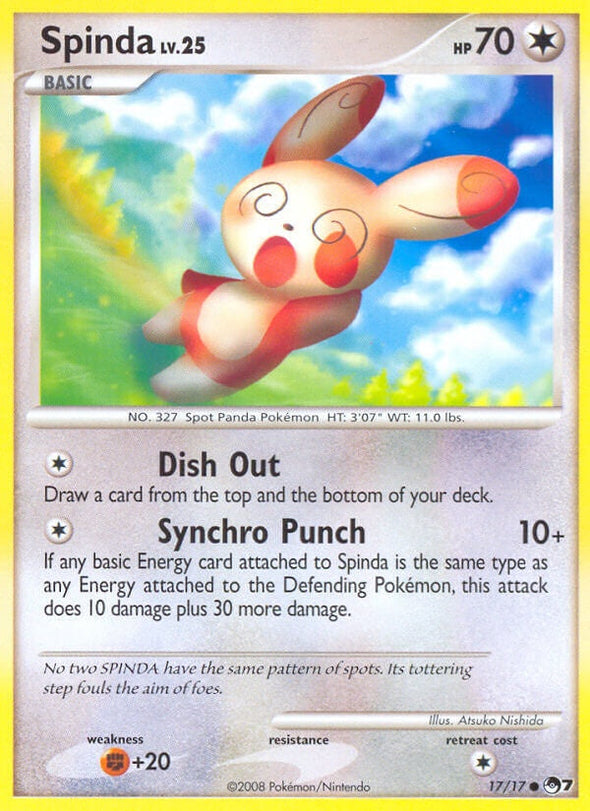 Spinda - 17/17 - Common available at 401 Games Canada