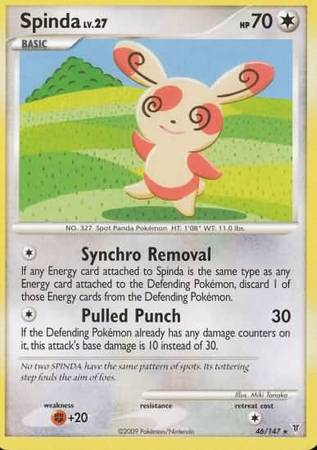 Spinda - 46/147 - Rare available at 401 Games Canada