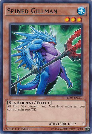 Spined Gillman - BP03-EN059 - Rare - 1st Edition available at 401 Games Canada