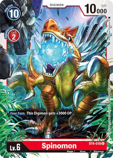 Spinomon - BT4-018 - Uncommon available at 401 Games Canada