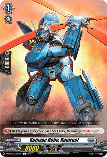 Spinvac Robo, Ramroot - D-BT02/092 - Common available at 401 Games Canada