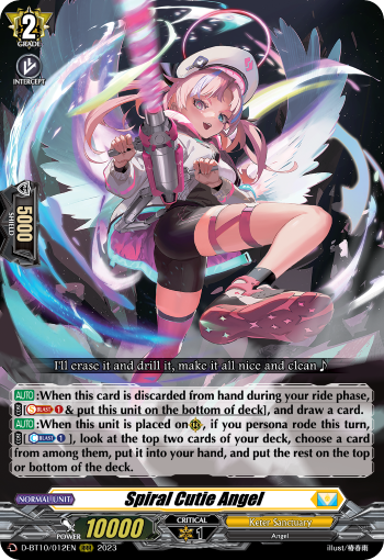 Spiral Cutie Angel - D-BT10/012 - Triple Rare available at 401 Games Canada