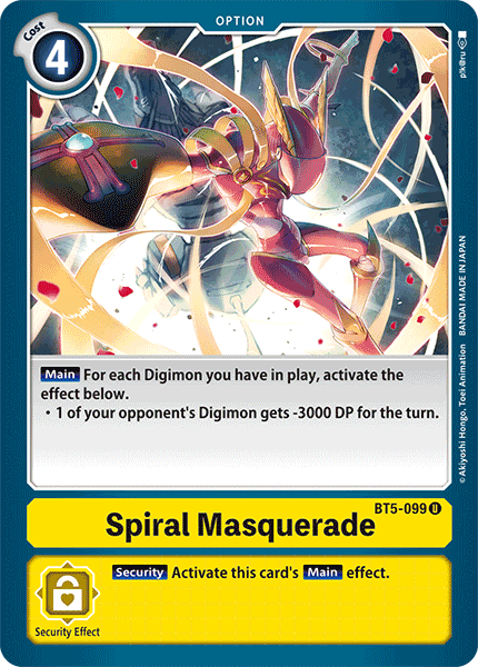 Spiral Masquerade - BT5-099 - Uncommon available at 401 Games Canada