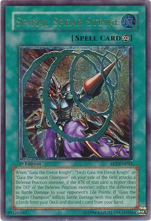 Spiral Spear Strike - FET-EN043 - Ultimate Rare - 1st Edition available at 401 Games Canada