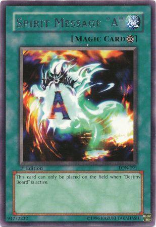 Spirit Message A - LON-091 - Rare - 1st Edition available at 401 Games Canada