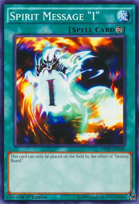 Spirit Message I - DPRP-EN042 - Common - 1st Edition available at 401 Games Canada