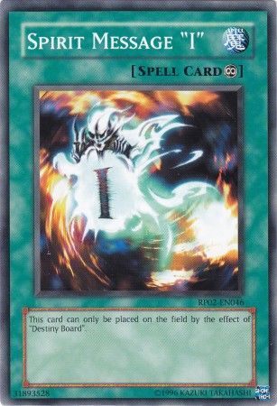 Spirit Message "I" - RP02-EN046 - Common available at 401 Games Canada