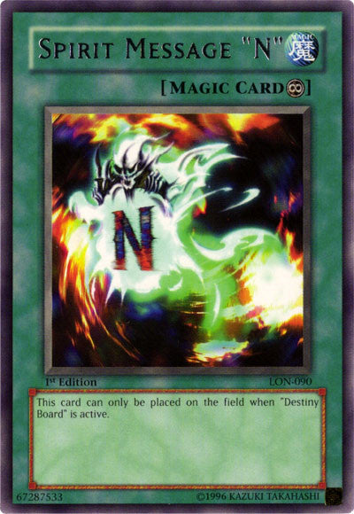 Spirit Message N - LON-090 - Rare - 1st Edition available at 401 Games Canada