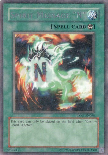 Spirit Message N - LON-EN090 - Rare - Unlimited Worldwide available at 401 Games Canada