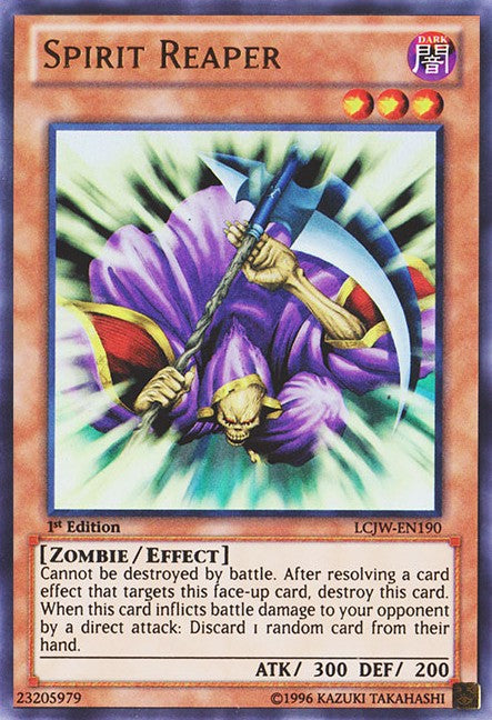 Spirit Reaper - LCJW-EN190 - Ultra Rare - 1st Edition available at 401 Games Canada