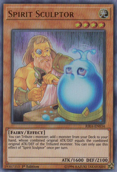 Spirit Sculptor - RIRA-EN034 - Ultra Rare - 1st Edition available at 401 Games Canada