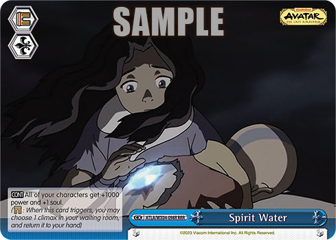 Spirit Water - ATLA/WX04-E098R - Triple Rare available at 401 Games Canada