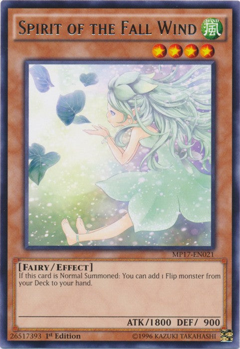 Spirit of the Fall Wind - MP17-EN021 - Rare - 1st Edition available at 401 Games Canada