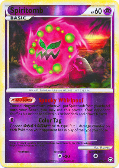 Spiritomb - 10/102 - Holo Rare - Reverse Holo available at 401 Games Canada