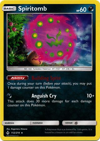 Spiritomb - 112/214 - Holo Rare available at 401 Games Canada