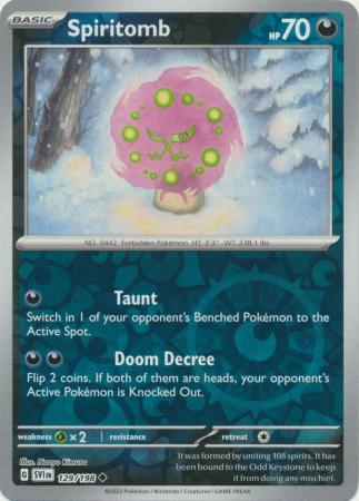 Spiritomb - 129/198 - Uncommon - Reverse Holo available at 401 Games Canada