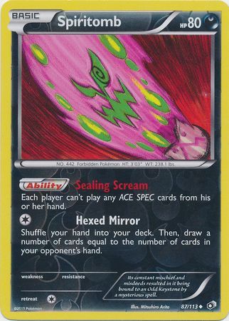 Spiritomb - 87/113 - Uncommon - Reverse Holo available at 401 Games Canada