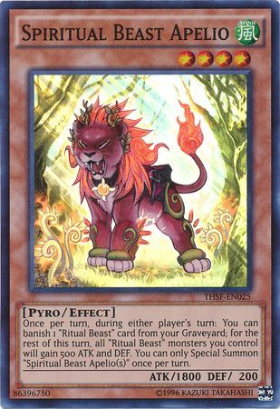 Spiritual Beast Apelio - THSF-EN025 - Super Rare - Unlimited available at 401 Games Canada