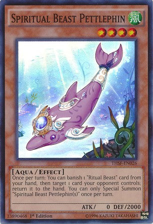 Spiritual Beast Pettlephin - THSF-EN026 - Super Rare - 1st Edition available at 401 Games Canada