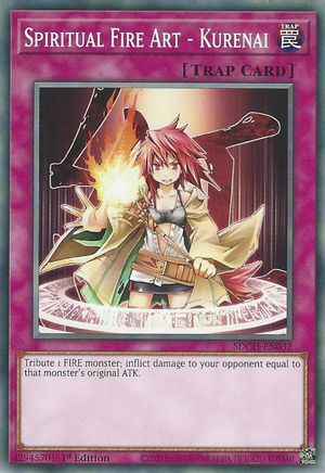 Spiritual Fire Art - Kurenai - SDCH-EN032 - Common - 1st Edition available at 401 Games Canada