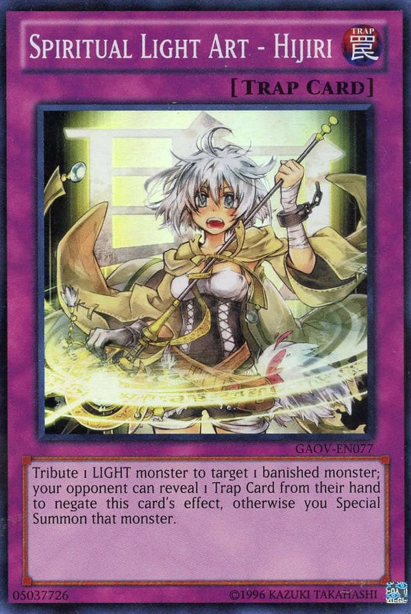 Spiritual Light Art - Hijiri - GAOV-EN077 - Super Rare - Unlimited available at 401 Games Canada
