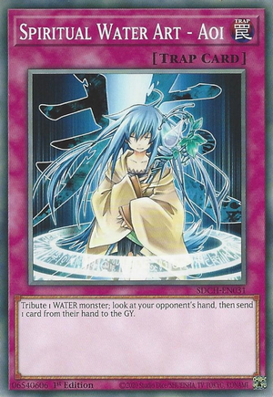 Spiritual Water Art - Aoi - SDCH-EN031 - Common - 1st Edition available at 401 Games Canada
