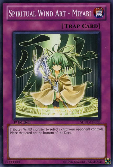 Spiritual Wind Art - Miyabi - SDDL-EN038 - Common - 1st Edition available at 401 Games Canada