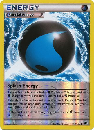 Splash Energy - 113/122 - Uncommon - Reverse Holo available at 401 Games Canada