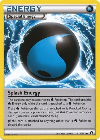 Splash Energy - 113/122 - Uncommon available at 401 Games Canada