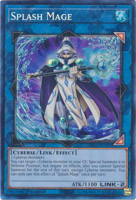Splash Mage (PCR) - RA04-EN080 - Prismatic Collector's Rare - 1st Edition