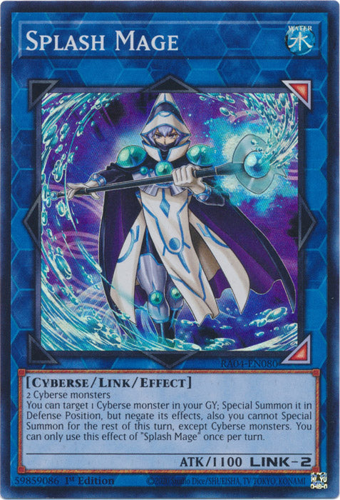 Splash Mage - RA04-EN080 - Super Rare - 1st Edition