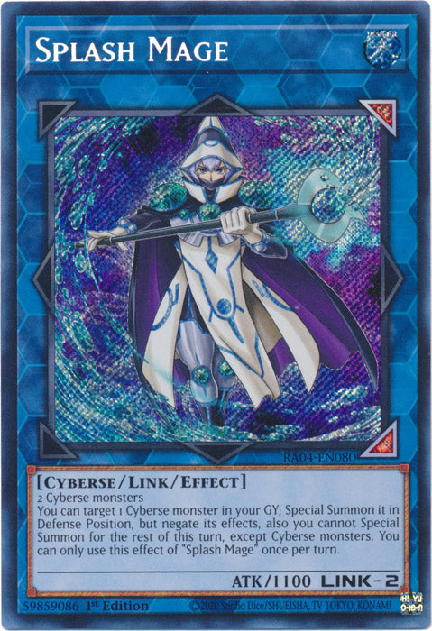 Splash Mage (Secret Rare) - RA04-EN080 - Secret Rare - 1st Edition