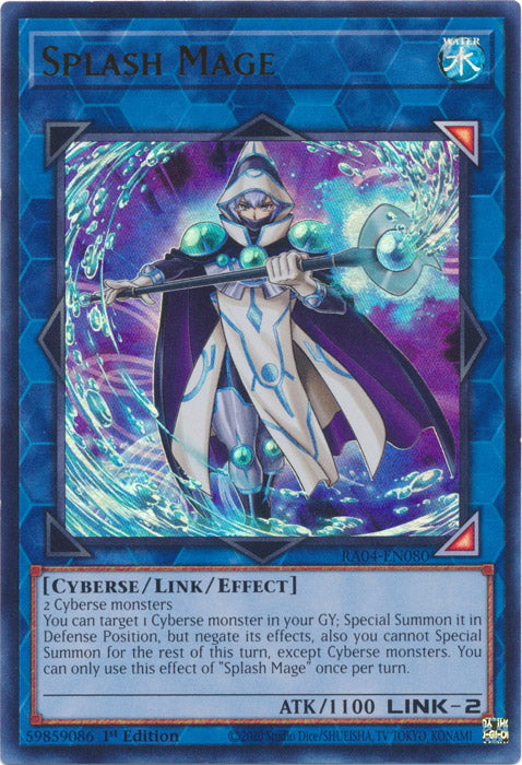 Splash Mage (UR) - RA04-EN080 - Ultra Rare - 1st Edition