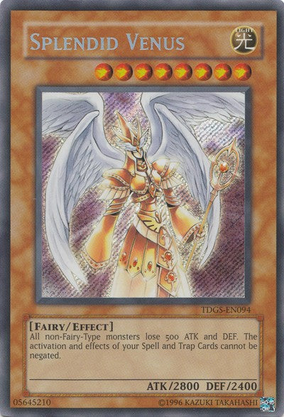 Splendid Venus - TDGS-EN094 - Secret Rare - Unlimited available at 401 Games Canada
