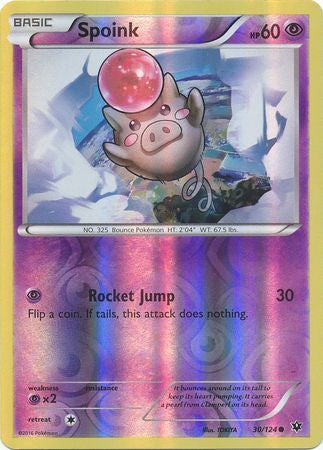 Spoink - 30/124 - Common - Reverse Holo available at 401 Games Canada