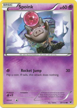 Spoink - 30/124 - Common available at 401 Games Canada