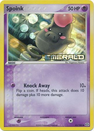 Spoink - 65/106 - Common - Reverse Holo available at 401 Games Canada