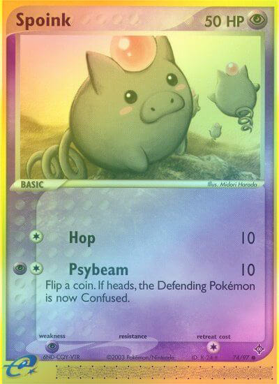 Spoink - 74/97 - Common - Reverse Holo available at 401 Games Canada