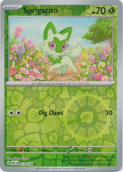 Sprigatito - 013/193 - Common - Reverse Holo available at 401 Games Canada