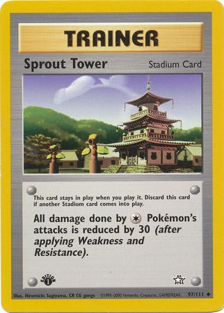 Sprout Tower - 97/111 - Uncommon - 1st Edition available at 401 Games Canada
