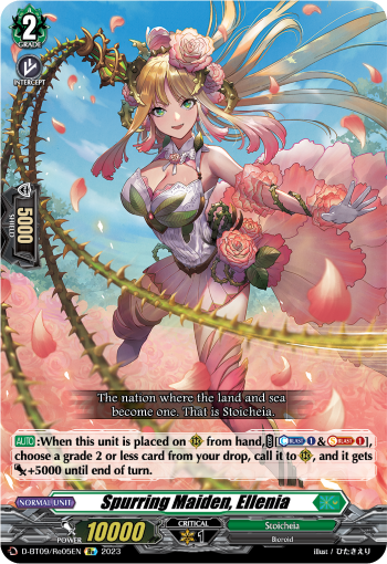 Spurring Maiden, Ellenia - D-BT09/Re05 - Special Reprint available at 401 Games Canada