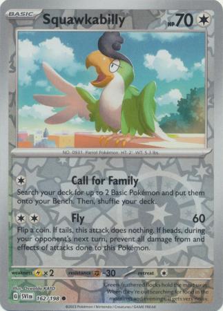 Squawkabilly - 162/198 - Common - Reverse Holo available at 401 Games Canada