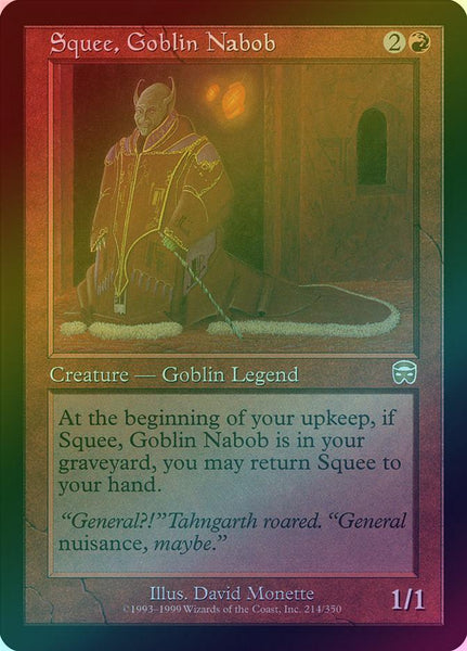 『foil』Squee Goblin Nabob 401 Games Canada - Squee, Goblin Nabob (Foil) (MMQ)